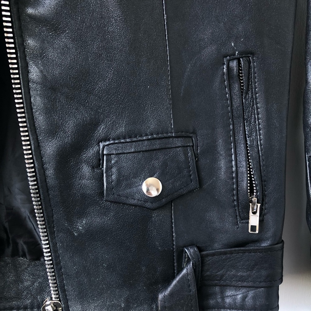 Pele Che Coco Reworked Leather Jacker - Picture 7 of 9